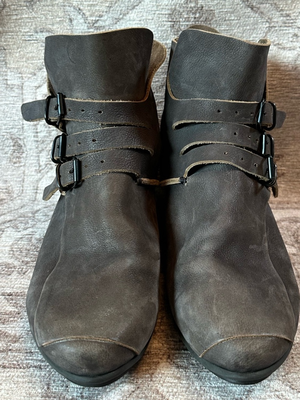 Trippen Brown Buckle Boots